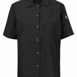 Women's Mimix™ Short Sleeve Cook Shirt with OilBlok