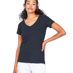 Ladies' Made in USA Hemp V-Neck T-Shirt