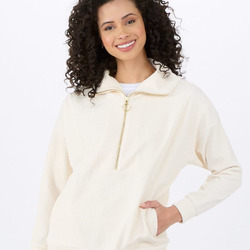Women's Manchester Corded Quarter-Zip Pullover