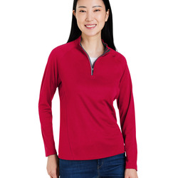 Ladies' Origin Performance Pique Quarter-Zip