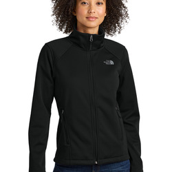 Ladies Chest Logo Ridgewall Soft Shell Jacket