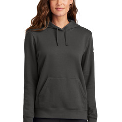 Ladies Club Fleece Sleeve Swoosh Pullover Hoodie