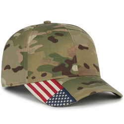 Multicam® Cap w/Flag Visor