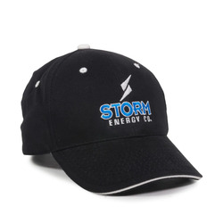 Brushed Twill W/Sandwich Visor