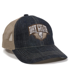 Heavy Washed Denim Mesh Back