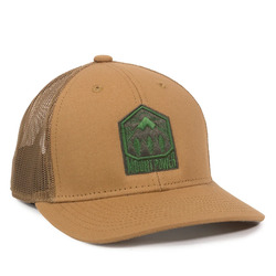 Washed Canvas Mesh Back