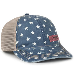 Printed Distressed Tea-Stained Mesh