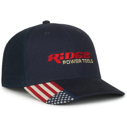 Mesh Back W/Flag Visor Insert