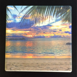 Square Sandstone Coaster (Sublimated)