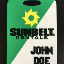 Aluminum Luggage Tag (Sublimated)