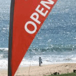 11ft Teardrop Flag Banner (Single Sided)