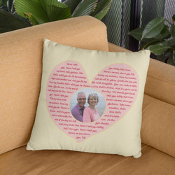 Linen Rustic Pillow Cover 16x16 or 18x18 with Filling