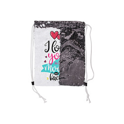 Sequin Drawstring Backpack